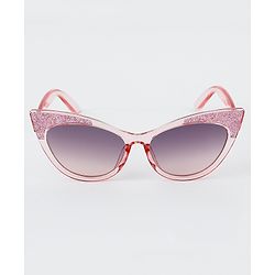 Pine Kids Cat Eye Sunglasses with Shimmer Detail - Baby Pink