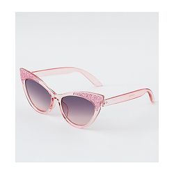 Pine Kids Cat Eye Sunglasses with Shimmer Detail - Baby Pink