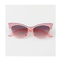 Pine Kids Cat Eye Sunglasses with Shimmer Detail - Baby Pink