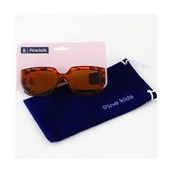 Pine Kids Full Rim Sunglasses - Brown