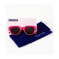 Pine Kids Full Rim Sunglasses - Dark Pink