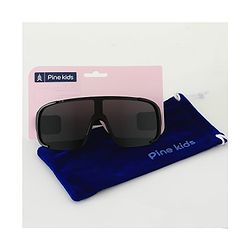 Pine Kids Sunglasses with Comfortable Nose Pad - Black