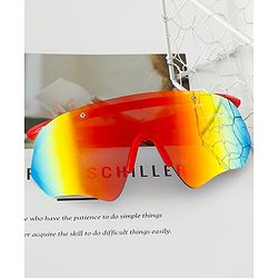Pine Kids Sunglasses with Comfortable Nose Pad - Red