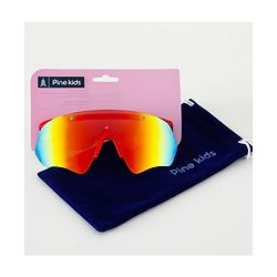 Pine Kids Sunglasses with Comfortable Nose Pad - Red