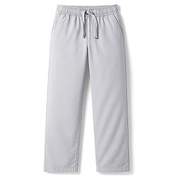 Pine Kids Cotton Elastane Woven Full Length Solid Colour Trouser Pant - Black