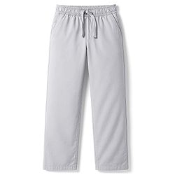 Pine Kids Cotton Elastane Woven Full Length Solid Colour Trouser Pant - Black