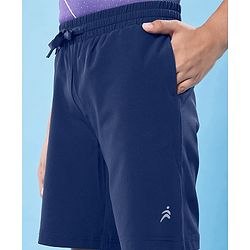 Pine Active Ultra Light Woven  Above Knee Length Solid Color Performance Shorts - Black