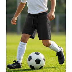 Pine Active Ultra Light Woven  Above Knee Length Solid Color Performance Shorts - Black