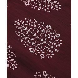Pine Kids Cotton Woven Full Sleeves Kurta Pajama With Floral Print - Maroon & White