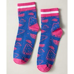 Pine Kids Knit Ankle Length Silvadur Antimicrobial Socks with Polka Dots Design Pack of 3 - Pink Light Green & Blue