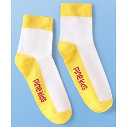 Pine Kids Cotton Knit Ankle Length Socks With Floral & Polka Dots Design Pack Of 3 ( Colour May Vary )