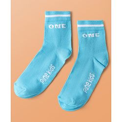 Pine Kids Cotton Knit Ankle Length Socks With Numbers Design Pack of 5 ( Colour May Vary )