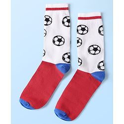 Pine Kids Cotton Knit Ankle Length Socks With Sports Theme Design Pack Of 3 ( Colour May Vary )