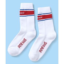 Pine Kids Knit Ankle Length Silvadur Antimicrobial Socks with Design Pack of 5 - Multicolor