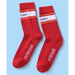Pine Kids Knit Ankle Length Silvadur Antimicrobial Socks with Design Pack of 5 - Multicolor