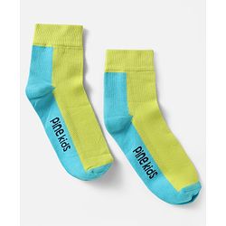 Pine Kids Knit Ankle Length Silvadur Antimicrobial Socks with Design Pack of 5 - Multicolor