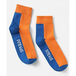 Pine Kids Knit Ankle Length Silvadur Antimicrobial Socks with Design Pack of 5 - Multicolor