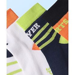 Pine Kids Cotton Knit Ankle Length Designed Socks Pack of 5 (Color May Vary)