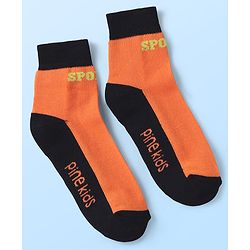 Pine Kids Cotton Knit Ankle Length Designed Socks Pack of 5 (Color May Vary)