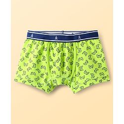 Pine Kids Cotton Elastane Knit Striped & Printed Assorted Trunks Pack of 3 (Color May Vary)