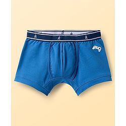 Pine Kids Cotton Elastane Knit Striped & Printed Assorted Trunks Pack of 3 (Color May Vary)