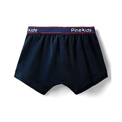 Pine Kids Cotton Elastane Knit Solid Trunk Pack of 3 Color May Vary