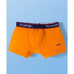 Pine Kids Cotton Elastane Trunks with Football Print Pack of 3 (Color May Vary)