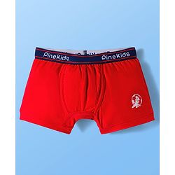 Pine Kids Cotton Elastane Trunks with Football Print Pack of 3 (Color May Vary)
