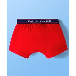 Pine Kids Cotton Elastane Trunks with Football Print Pack of 3 (Color May Vary)