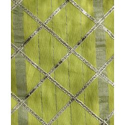 Pine Kids Woven Full Sleeves Kurta & Sharara Set With Dupatta With Lace Detailing - Yellow