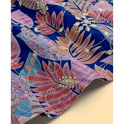 Pine Kids Woven Full Sleeves Leafy Printed Kurta Pyjama Set- Multicolour