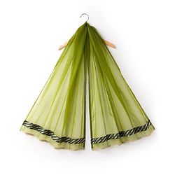 Pine Kids Woven Half Sleeves Choli Lehenga & Dupatta Set With Floral Print - Green