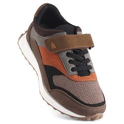 Pine Kids Velcro Closure Sneaker - Brown