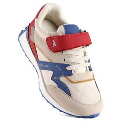 Pine Kids Velcro Closure Sneaker - Blue & Red