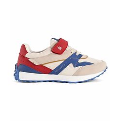 Pine Kids Velcro Closure Sneaker - Blue & Red