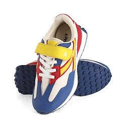 Pine Kids Velcro Closure Sneaker - Blue & Yellow