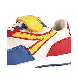 Pine Kids Velcro Closure Sneaker - Blue & Yellow