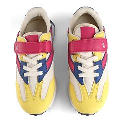 Pine Kids Velcro Closure Sneaker - Pink & Yellow