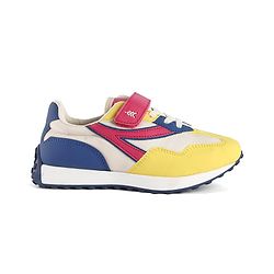 Pine Kids Velcro Closure Sneaker - Pink & Yellow
