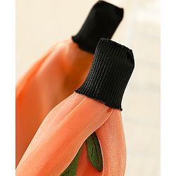Pine Kids Hair Band with Floral Applique - Peach