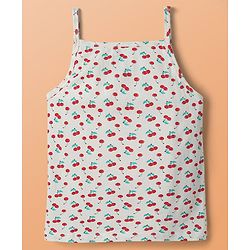Pine Kids Cotton Elastane Knit Sleeveless Slip With Stripes & Polka Dots Pack Of 3 - Yellow White & Green