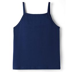 Pine Kids Cotton Knit Sleeveless Slips with Heart Print Pack of 3 (Color May Vary)