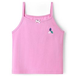 Pine Kids Cotton Elastane Knit Sleeveless Slips With Tropical Theme Print Pack Of 3 (Color May Vary)