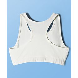 Pine Kids Cotton Elastane Knit Sleeveless Solid Color Bralettes Pack of 3 (Color May Vary)