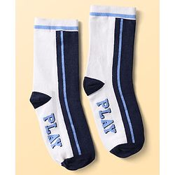 Pine Kids Knit Ankle Length Silvadur Antimicrobial Socks With Football Print(Colour May Vary)