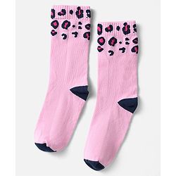 Pine Kids Knit Ankle Length Silvadur Antimicrobial Socks with Leopard Print  Design Pack of 5 - Color May Vary