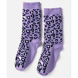 Pine Kids Knit Ankle Length Silvadur Antimicrobial Socks with Leopard Print  Design Pack of 5 - Color May Vary