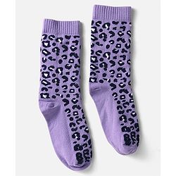 Pine Kids Knit Ankle Length Silvadur Antimicrobial Socks with Leopard Print  Design Pack of 5 - Color May Vary