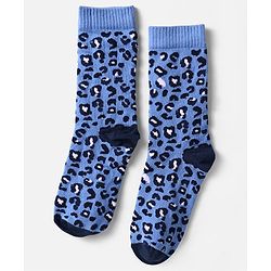 Pine Kids Knit Ankle Length Silvadur Antimicrobial Socks with Leopard Print  Design Pack of 5 - Color May Vary
