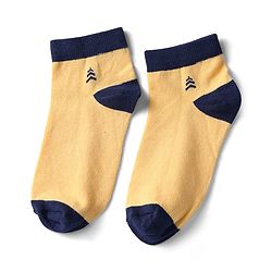 Pine Kids Knit Ankle Length Silvadur Antimicrobial Socks with Color Block Design Pack of 3 - Color May Vary